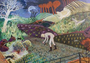 Perfeito para plantar, 2019 (acrílico) de Anna Pugh