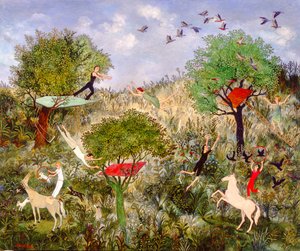 A prática leva à perfeição, 2010 (acrílico) de Anna Pugh