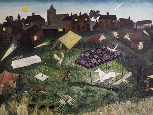 Assumir o controlo, 2016 (acrílico) de Anna Pugh