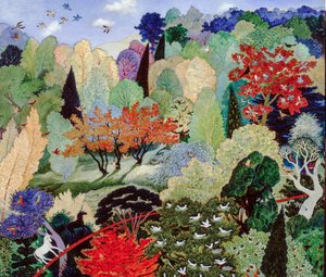 A Árvore do Ninho, 2007 (acrílico) de Anna Pugh