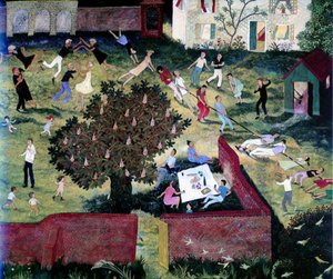 Cabo de Guerra, 2000 (acrílico) de Anna Pugh
