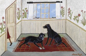 Não vai demorar muito, 2013 (acrílico) de Anna Pugh