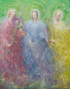Missa a três vozes, 2016 (óleo sobre linho belga) de Annael Anelia Pavlova