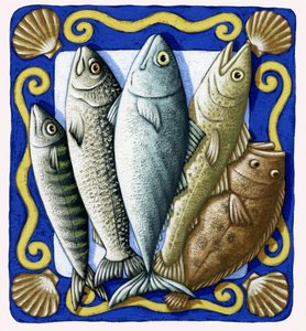 Peixe fresco, 2014 (guache)