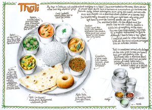 Thali, 2020 (lápis de cor e lápis)