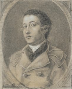 Retrato de um jovem de Anne-Louis Girodet de Roucy-Trioson
