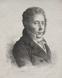Coleção de ensaios litográficos: Retrato de MR. Coupin de La Couperie de Anne-Louis Girodet de Roucy-Trioson