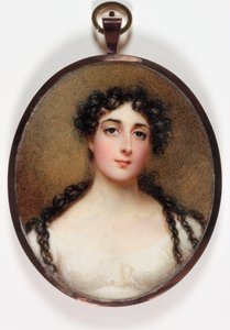 Auto-retrato (esmalte) de Anne  Wellesley