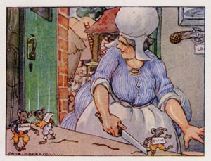 Rima de berçário: Three Blind Mice (cor litho)