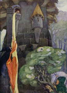 Rapunzel (cor litho) de Anne (after) Anderson