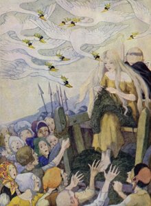 Os Cisnes Selvagens (cor litho)