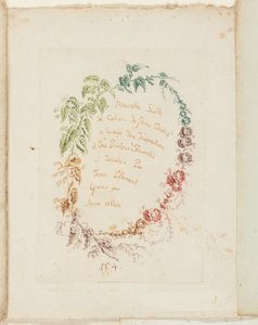 Folha de rosto, de Novo conjunto de cadernos de flores ideais para uso de desenhadores e pintores de Anne Allen