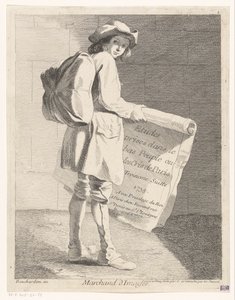 Rondreizende prentverkoper
Marchand d
