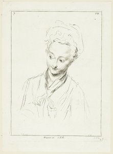 Cabeça de mulher (virada para a direita)