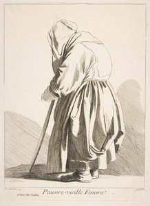 Uma pobre mulher idosa, 1742.