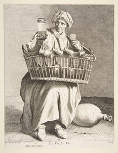 Vendedor de aguardente, 1737.