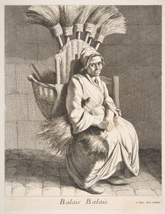 Vendedor de vassouras, 1737.
