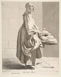 Vendedor de alface, 1742.