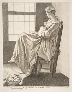 Aprendiz de costura, 1737.