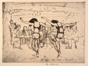 Noite de Ano Novo--Cafe Versaille de Anne Goldthwaite