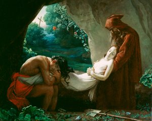 Enterro de Atala, c.1808 de Anne Louis after Girodet de Roucy Trioson