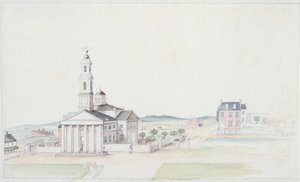 Igreja de São João, Praça do Presidente, Washington DC, julho de 1822