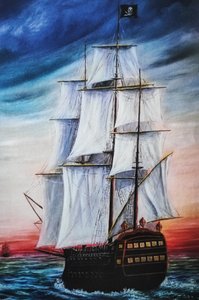 O Navio Pirata do Crepúsculo de Annette Armitage