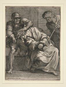 Cristo coroado de espinhos de Annibale Carracci