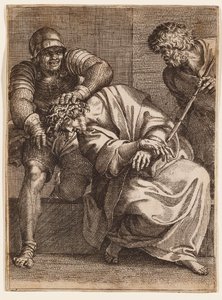 Cristo coroado de espinhos de Annibale Carracci