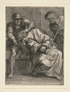 Cristo coroado de espinhos de Annibale Carracci