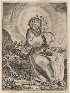 Saint Francis of Assisi de Annibale Carracci