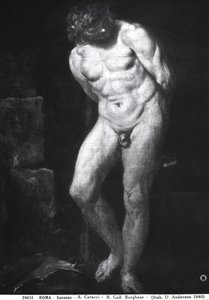 Sansão, c.1580-1609 de Annibale Carracci