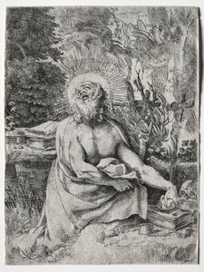 São Jerônimo, c. 1591 de Annibale Carracci