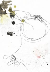 Fluxo de tinta abstrato de Annick