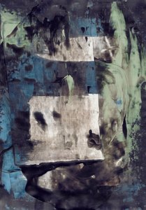 Camadas modernas em azul e verde de Annick