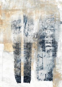 Abstrato vertical em tons suaves de Annick