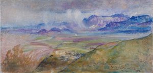 Nuvens de chuva, Monte Gennaro de Annie Louisa Swynnerton