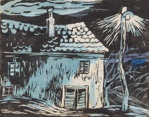 casa à noite de Anny Dollschein