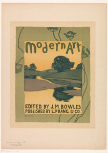 Anúncio para a revista Modern Art tijdschrift Les Maîtres de l