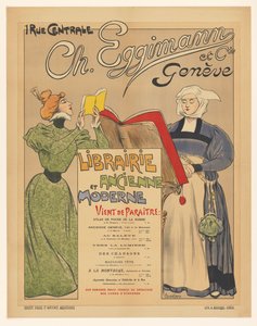 Cartaz da editora Ch. Eggimann et Cie em Genebra de Anonymous