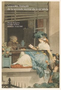 Cartaz voor de tentoonstelling gravadores franceses da segunda metade do século 18 Gravadores franceses da segunda metade do século XVIII (título no objeto) de Anonymous