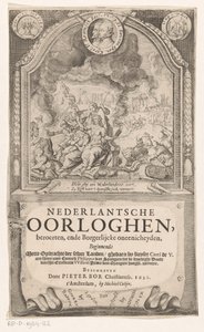 Representação alegórica com Inquisição, Liberdade e Verdade Espanhola
Página de título para: Pieter Bor, Nederlandsche Oorloghen, 1621 de Anonymous