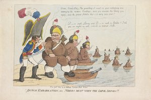 Bataafse vloot, 1804
Embarque holandês; ou, Necessidades devem quando o Diabo Conduz!! (título sobre o objecto) de Anonymous