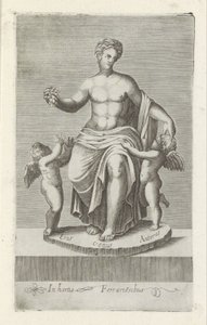 Grupo de escultura com Vénus entre Eros e Anteros
Esculturas antigas em Roma (título da série)
Antiquarum statuarum urbis Romae quae in publicis locis visuntur icones (título da série) de Anonymous