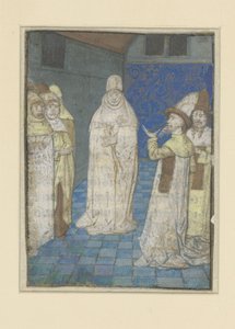 Boccacio medeia a discussão
O destino de homens e mulheres nobres (título da série) de Anonymous
