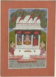 Buda como uma encarnação (avatara) de Vishnu
Avatares de Vishnu (título da série) de Anonymous