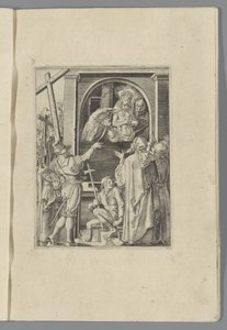 Christus o povo de Getoond (Ecce homo) The Little Pass (título da série) Passio Christi Ab Alberto Durer Nuremberg Figura (título da série) de Anonymous