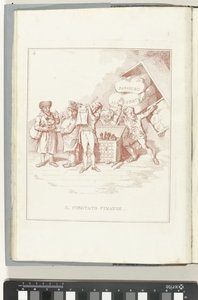Comité van Financiën, 1795 O Comitê de Finanças (título do objeto) Hollandia Regenerata (kopie italiano) (título da série) A regeneração da Holanda: um espelho para todos os povos regenerados (título da série no objeto) de Anonymous