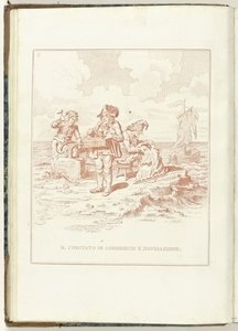 Comité van Koophandel en Zeevaart, 1795
O Comité de Comércio e Navegação (título sobre o objecto)
Hollandia Regenerata (Italiaanse kopie) (título da série)
A regeneração da Holanda: espelho para todos os povos regenerados (título da série sobre o object de Anonymous