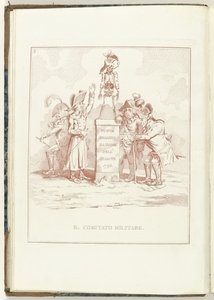 Comité van Militaire Zaken, 1795 O Comitê Militar (título no objeto) Hollandia Regenerata (kopie italiano) (título da série) A regeneração da Holanda: um espelho para todos os povos regenerados (título da série no objeto) de Anonymous